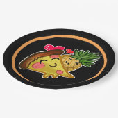 Pineapple Pizza Love Papieren Bordje (Gekanteld)