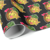 Pineapple Pizza Love small print Wrapping Paper Cadeaupapier (Rol Hoek)