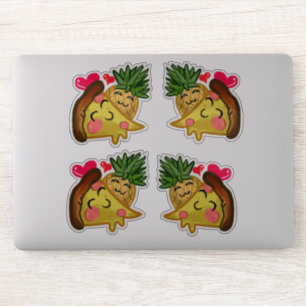 Pineapple Pizza Love Sticker
