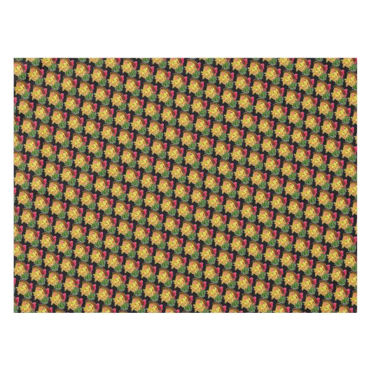 Pineapple Pizza Love Tafelkleed (Voorkant (Horizontaal))