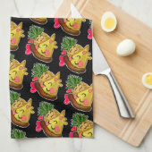 Pineapple Pizza Love Theedoek (Quarter Fold)