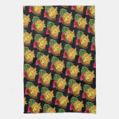 Pineapple Pizza Love Theedoek (Verticaal)