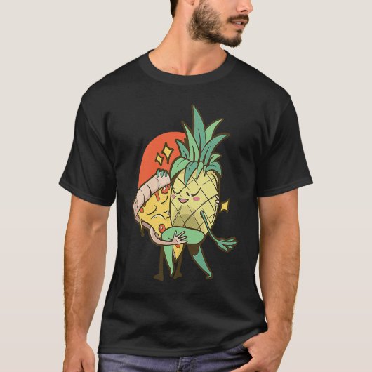 Pineapple Pizza   Pizza day Pizza Hawaii T-shirt (Voorkant)
