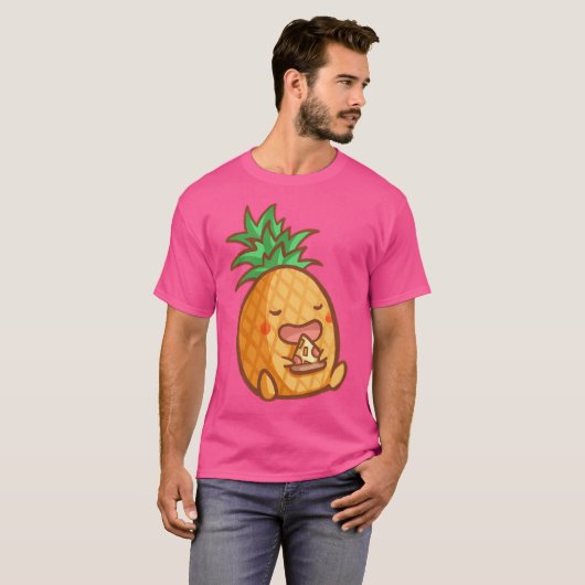 Pineapple Pizza T-shirt (Voorkant volledig)
