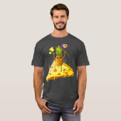 Pineapple Pizza Tropical Hawaiian Pizza Funny T-shirt (Voorkant volledig)