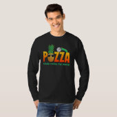 Pineapple Pizza zet mijn wereld op Hawaiian Pizza  T-shirt (Voorkant volledig)