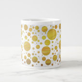 Pineapple Polka Dot Pattern Grote Koffiekop (Voorkant)