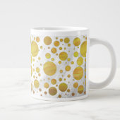 Pineapple Polka Dot Pattern Grote Koffiekop (Rechts)