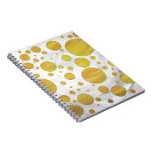 Pineapple Polka Dot Pattern Notitieboek (Rechterzijde)