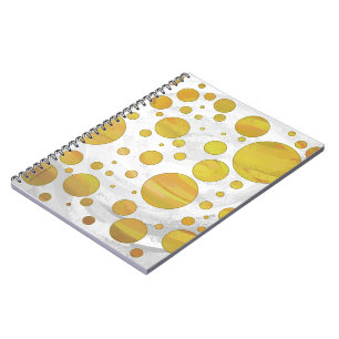 Pineapple Polka Dot Pattern Notitieboek