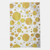 Pineapple Polka Dot Pattern Theedoek (Verticaal)