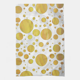 Pineapple Polka Dot Pattern Theedoek
