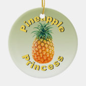 Pineapple Princess Keramisch Ornament (Voorkant)