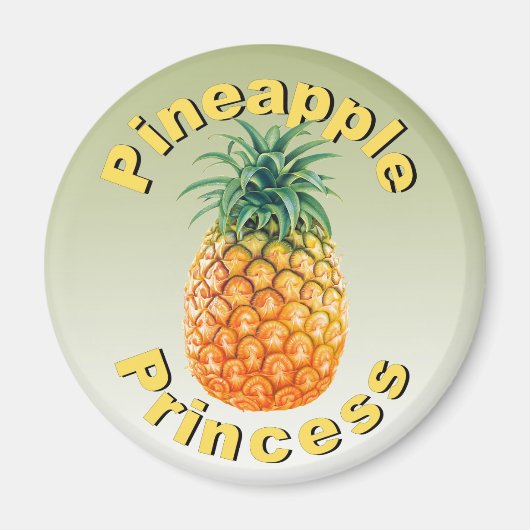 Pineapple Princess Magneet (Voorkant)