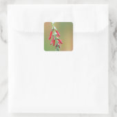 Pineapple Sage Bloom Vierkante Sticker (Tas)