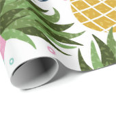 Pineapple seamless pattern illustration, colorful cadeaupapier (Rol Hoek)