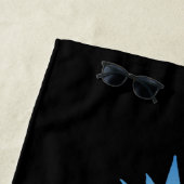 Pineapple Seaside Sunset Gepersonaliseerd Strandlaken (In situ)