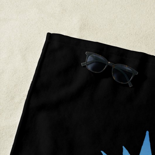 Pineapple Seaside Sunset Gepersonaliseerd Strandlaken (In situ)