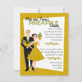 Pineapple Shindig Kaart (Voorkant)
