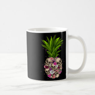 Pineapple Skull Funny Aloha strandt Hawaiian Hawai Koffiemok