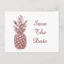 Pineapple Sla de datum Briefkaarten