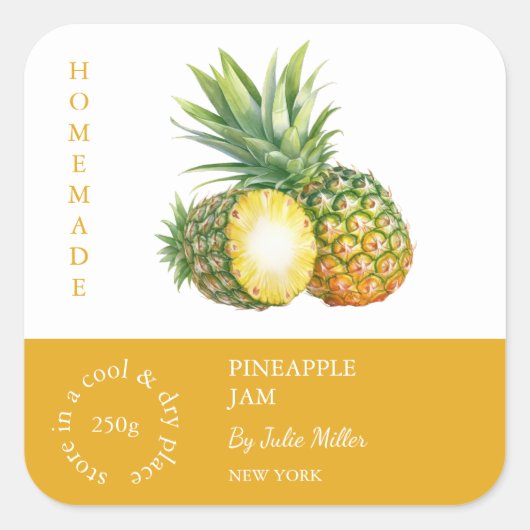 Pineapple Small Business Label (Voorkant)