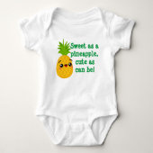 Pineapple Smile Baby Bodytje Romper (Voorkant)