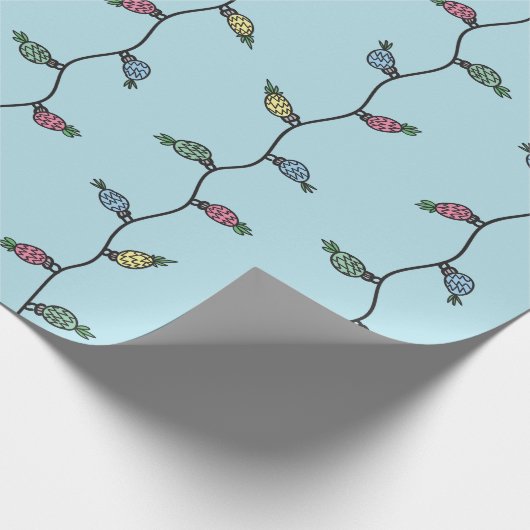 Pineapple String Lights LG Cadeaupapier (Hoek)