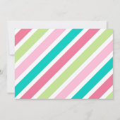 Pineapple Stripes Matron of Honor Voorstel Kaart (Achterkant)