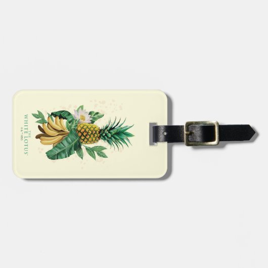 Pineapple Suite bij de Witte Lotus Bagagelabel (Voorkant horizontaal)