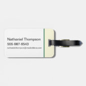 Pineapple Suite bij de Witte Lotus Bagagelabel (Achterkant horizontaal)