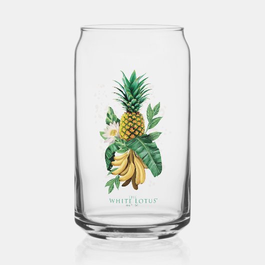 Pineapple Suite bij de Witte Lotus Blikvorm Glas (Voorkant)