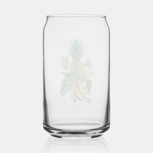 Pineapple Suite bij de Witte Lotus Blikvorm Glas (Achterkant)