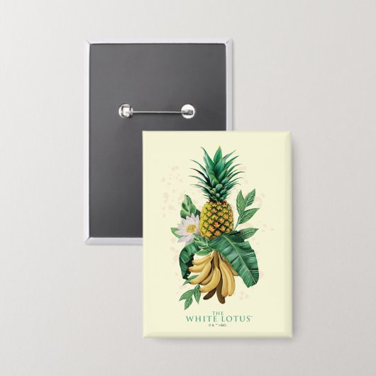 Pineapple Suite bij de Witte Lotus Button (Voorkant / Achterkant)