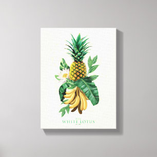 Pineapple Suite bij de Witte Lotus Canvas Afdruk
