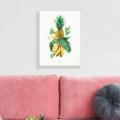 Pineapple Suite bij de Witte Lotus Canvas Afdruk (Insitu (Woonkamer))
