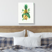 Pineapple Suite bij de Witte Lotus Canvas Afdruk (Insitu (Slaapkamer))