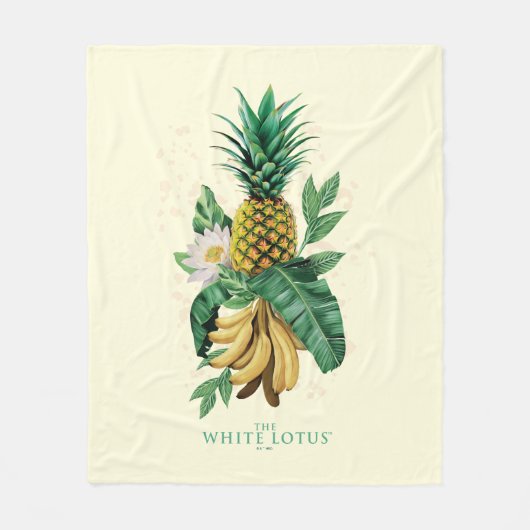 Pineapple Suite bij de Witte Lotus Fleece Deken (Voorkant)
