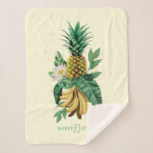 Pineapple Suite bij de Witte Lotus Sherpa Deken (Voorkant)