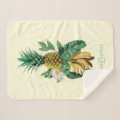 Pineapple Suite bij de Witte Lotus Sherpa Deken (Voorkant (horizontaal))