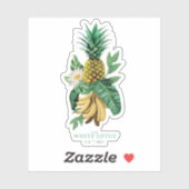 Pineapple Suite bij de Witte Lotus Sticker (Vel)