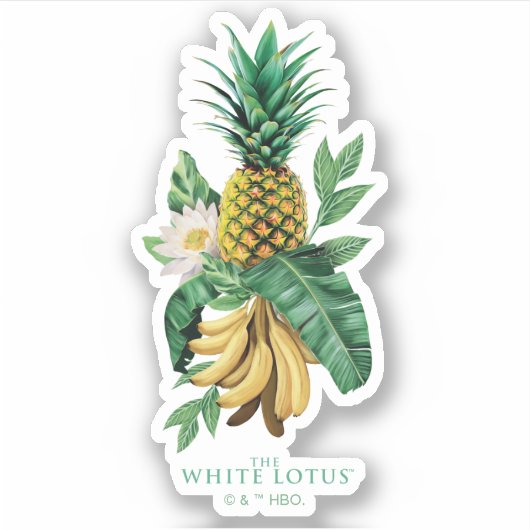 Pineapple Suite bij de Witte Lotus Sticker (Voorkant)