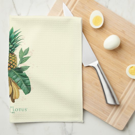 Pineapple Suite bij de Witte Lotus Theedoek (Quarter Fold)