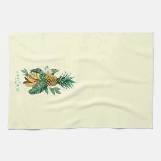 Pineapple Suite bij de Witte Lotus Theedoek (Horizontaal)