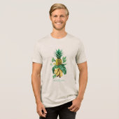Pineapple Suite bij de Witte Lotus Tri-Blend Shirt (Voorkant volledig)