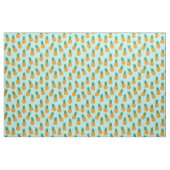 Pineapple Summer Aqua Polka Dot Fabric Stof (Fat Quarter)