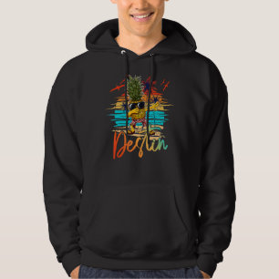 Pineapple Sunglasses Dabbing Destin Florida Summer Hoodie