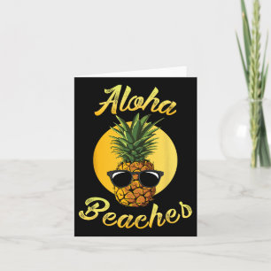 Pineapple Sungles T Shirt Aloha Beaches Hawaiian H Kaart