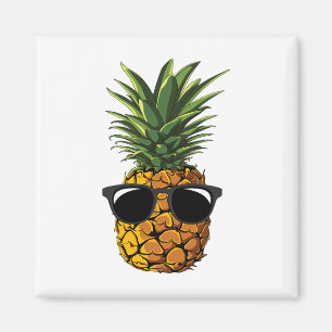 Pineapple Sungles T Shirt Aloha Beaches Hawaiian H Magneet