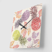 Pineapple, sweet koppel, vrucht round clock vierkante klok (Hoek)